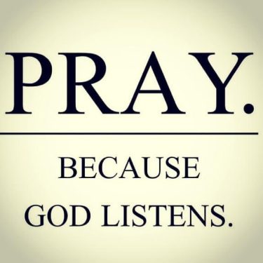 Pray-because-God-listens